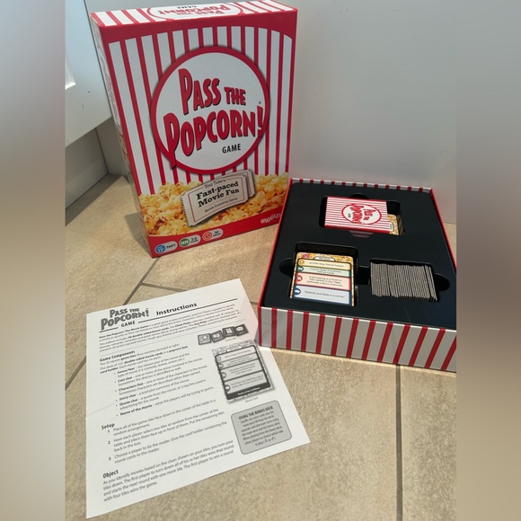 Pass the popcorn movie guessing game new! - Picture 2 of 3